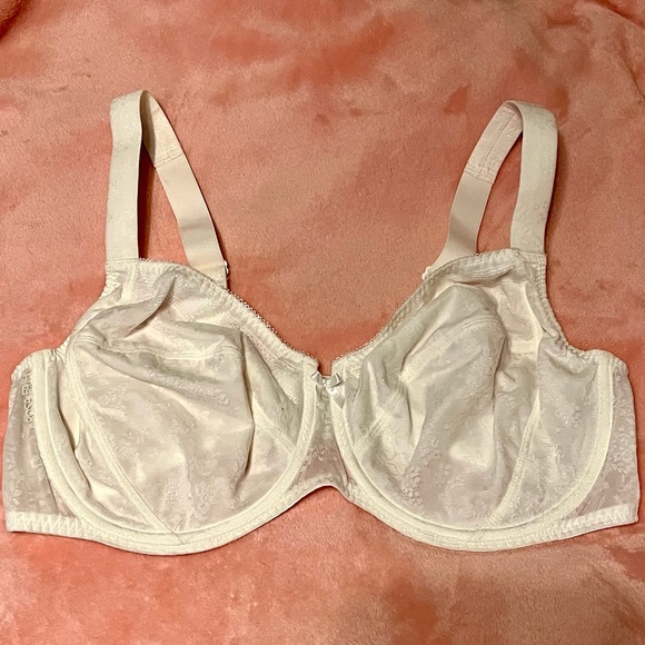 Size 44D Rosa Faia “Fleur” Full Coverage Bra with Underwiring 5653 White LkNw 💕 - Picture 3 of 8